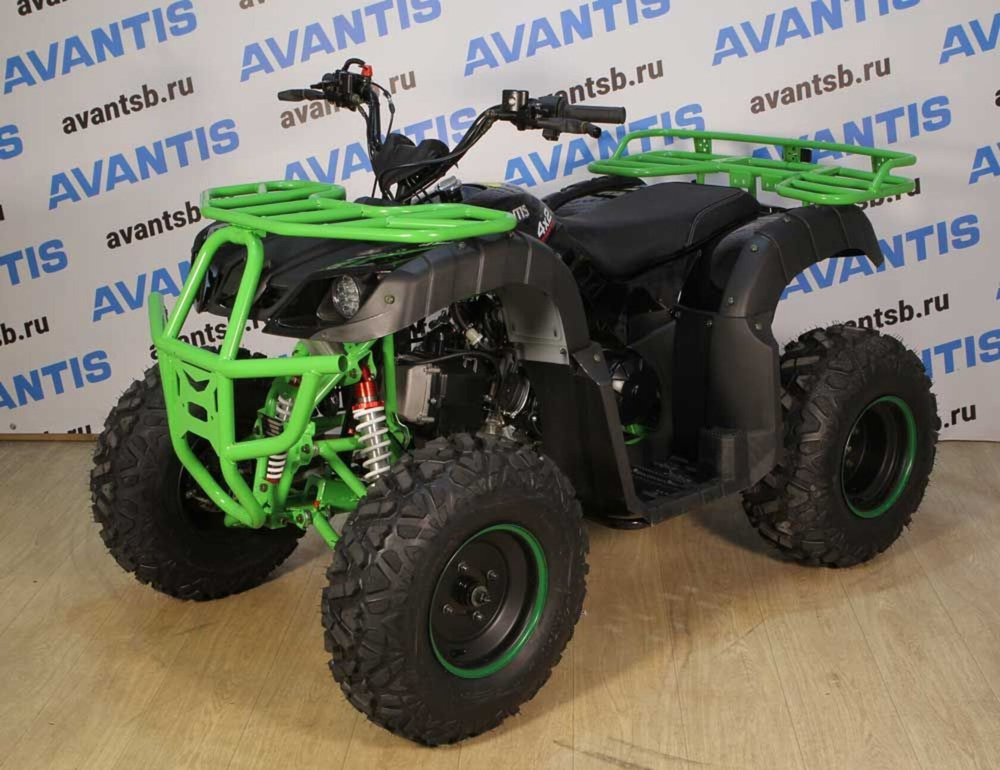 Квадроцикл Avantis H200 (баланс. вал) 2023 г. (A1) Черный/Зеленый