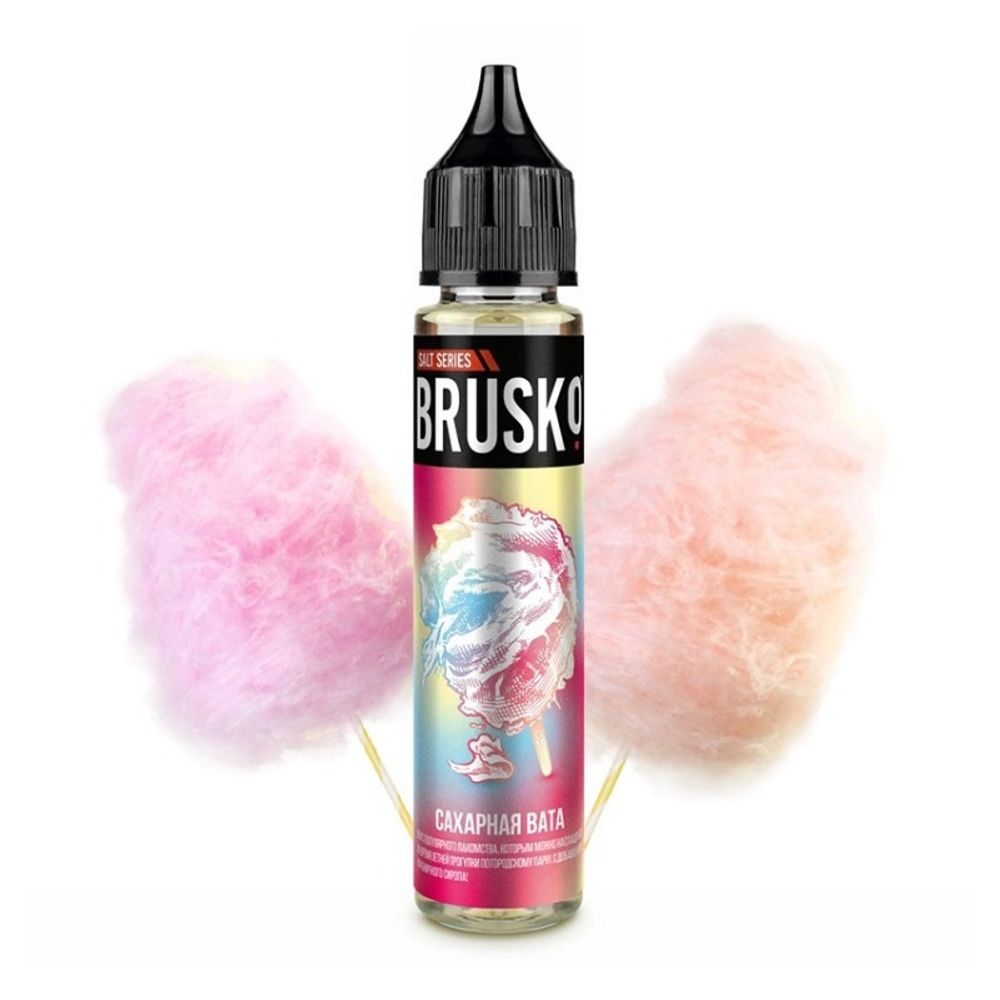 Brusko Salt 30 мл - Сахарная Вата Brusko Salt 30 мл - Сахарная Вата