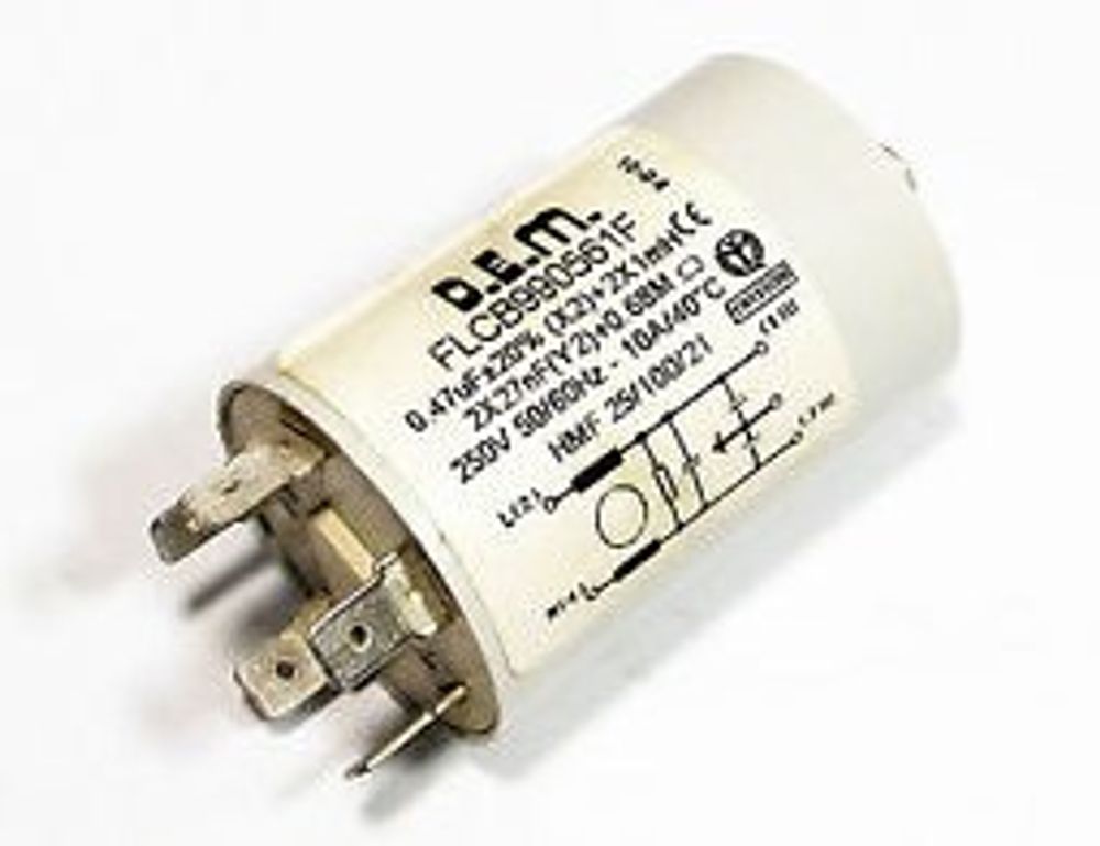 Сетевой фильтр для стиральной машины Whirlpool (Вирпул) 481912118143, FLCB993561F