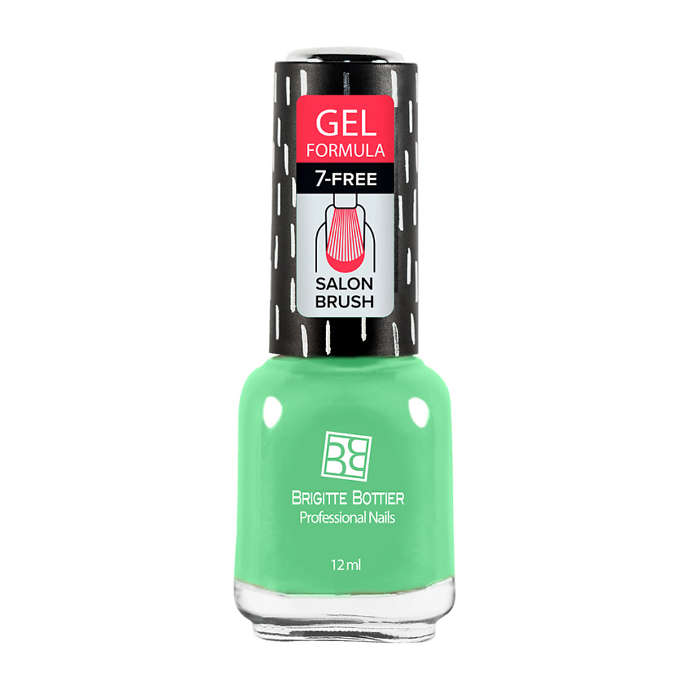 BRIGITTE BOTTIER Лак для ногтей GEL FORMULA тон 01 прозрачный, 043