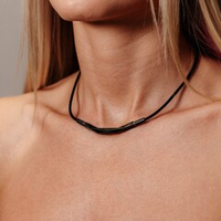 Ожерелье METAX RAKUWA DIAMOND-CUT, черное