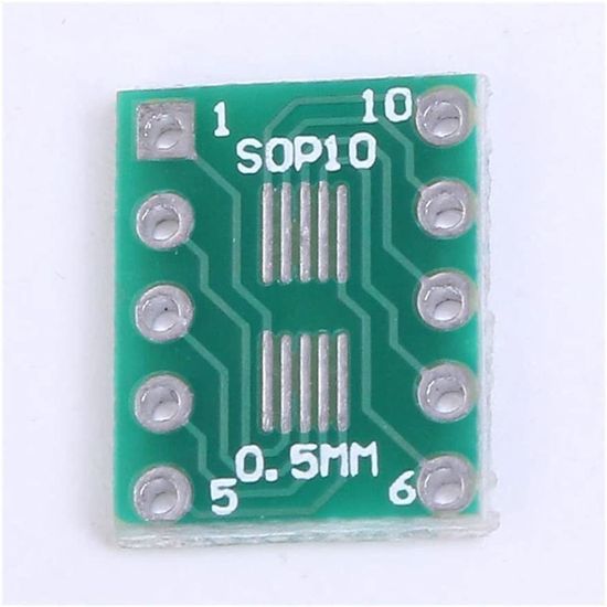 Печатная плата SOT23 MSOP10 UMAX DIP10 0.5mm/0.95mm