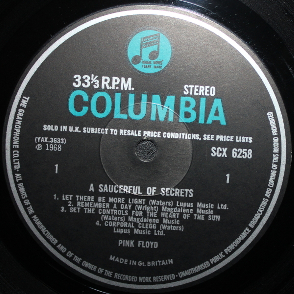 Pink Floyd / A Saucerful Of Secrets (LP)