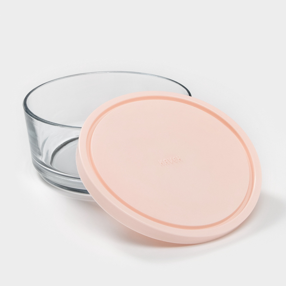 Контейнер с крышкой Aban, 840 мл, цвет крышки микс