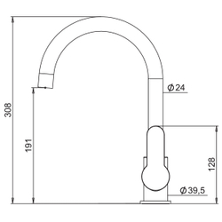 Смеситель для кухни LAPARET MOLERA N3063402LPT