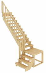 Лестница на второй этаж К-002м/1 Левая