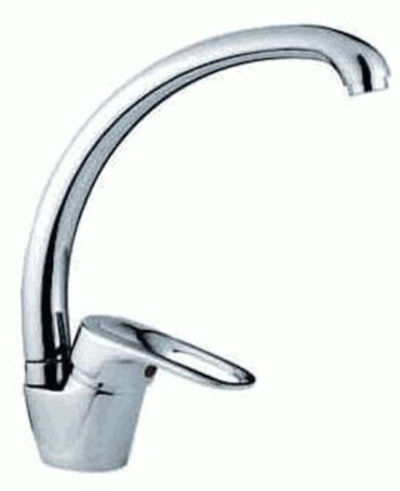 смеситель кухня LEDEME картридж д.40мм утка, цинк L4128-B