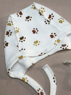 Чепчик Швы наружу Разноцветные Следы RinaAmari