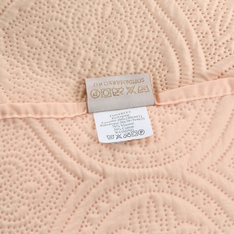 Покрывало 240х260 Sofi De MarkO Скарлет персик