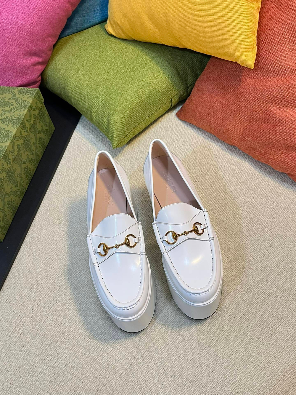Gucci Horsebit Platform Loafer