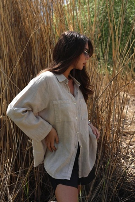 рубашка свободного кроя