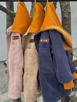 Вельветовый костюм Светлый Кофе