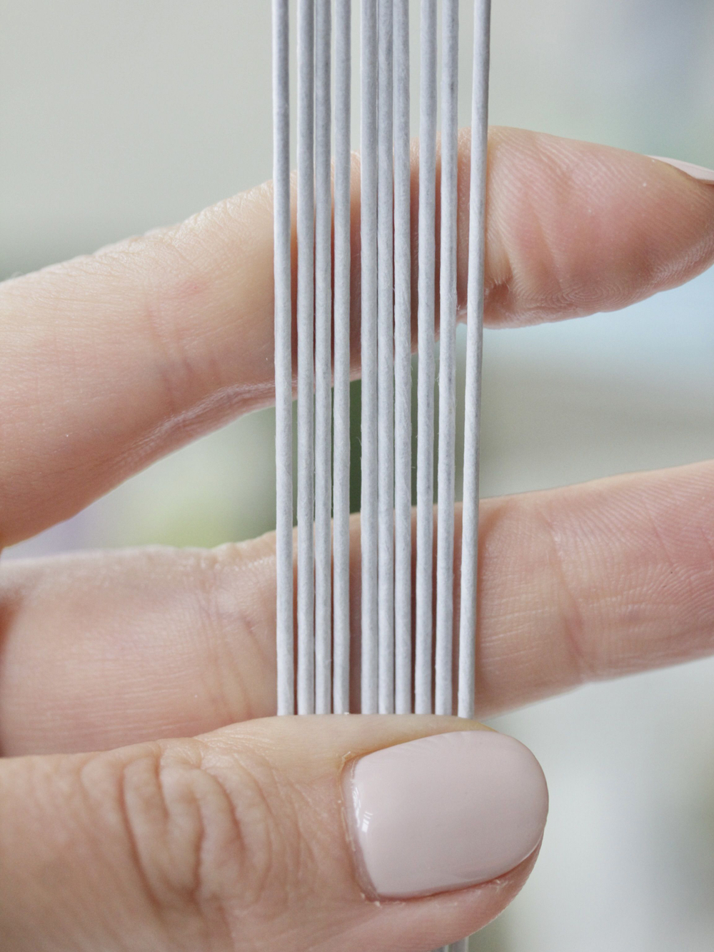 Проволока флористическая японская Белая для цветов №22 (белая оплетка, 100 шт.)