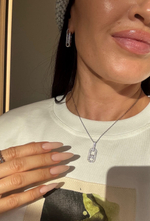 Серьги Grace maxi silver