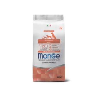 Сухой корм Monge Dog Speciality Line Monoprotein для взрослых собак всех пород, из лосося с рисом 2,5 кг