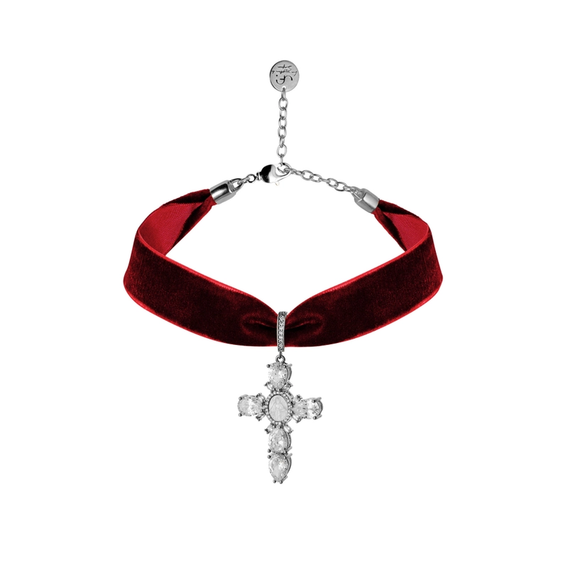 Чокер Новогодняя Мария – Серебро