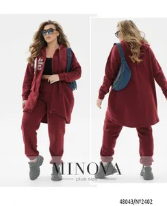Костюм 2402-бордо Minova