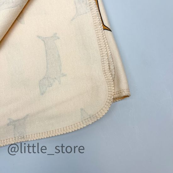 Пеленка хлопковая "Таксы"