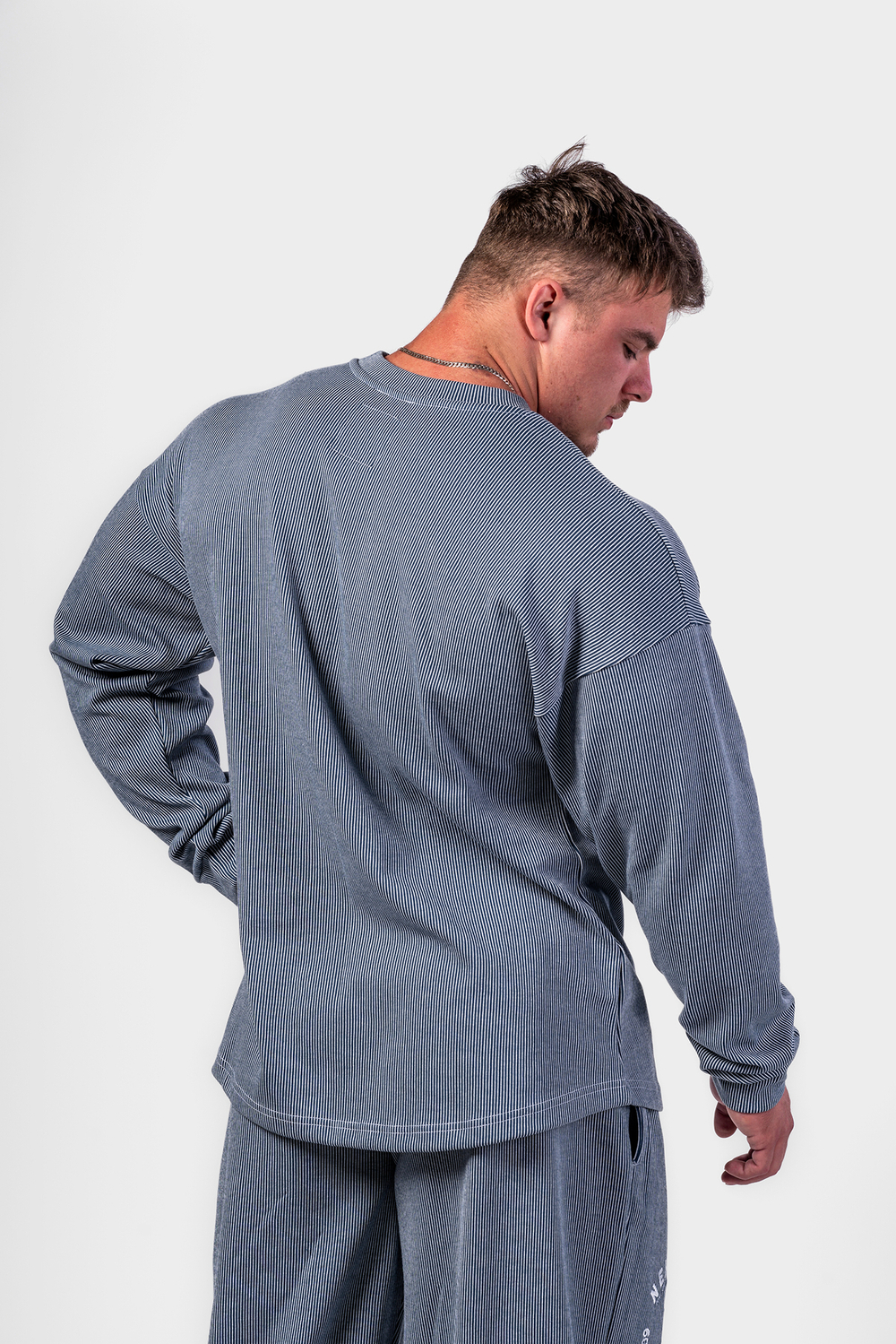 Свитшот Oversized Pullover SIGNATURE 797 Синий