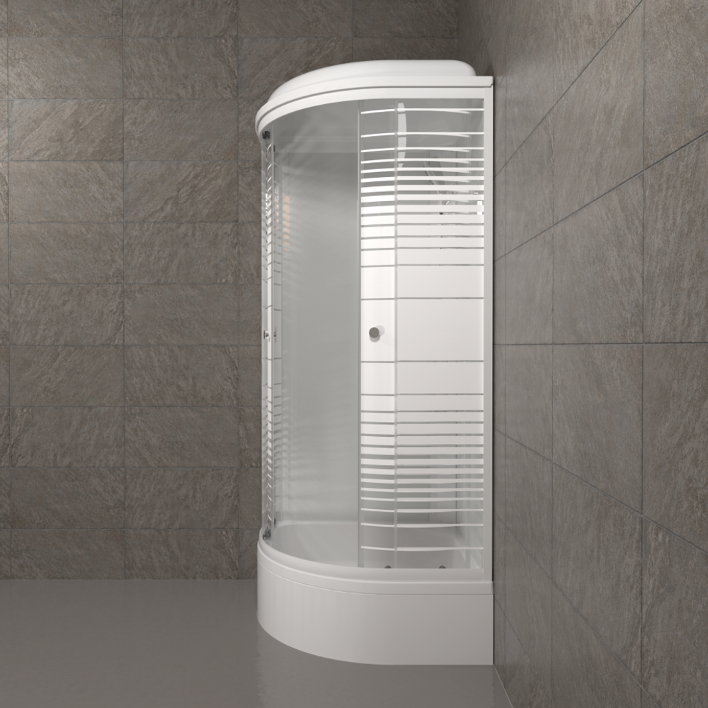 Душевая Кабина Triton Полосы 90*90 В (ДН4)