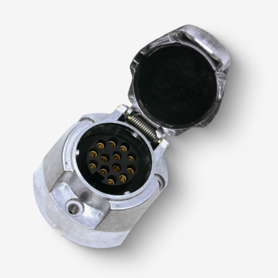 Розетка влагостойкая 13pin 12V TRAILERCOM TM3009 (металл)