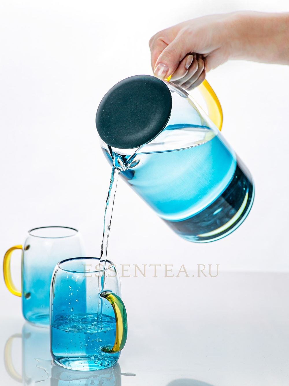 комплект кувшин и 2 чашки