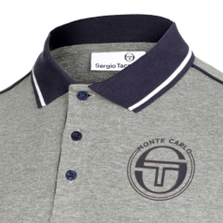 Мужское теннисное поло Sergio Tacchini Ranking Staff Polo Men - Dark Grey, Dark Blue