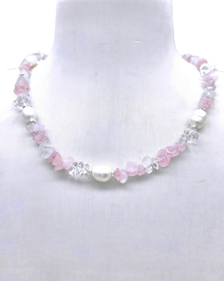 91002680 Колье Роман с камнем