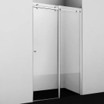 Душевая дверь WasserKRAFT Vils 56R12 100 стекло прозрачное/профиль серебро