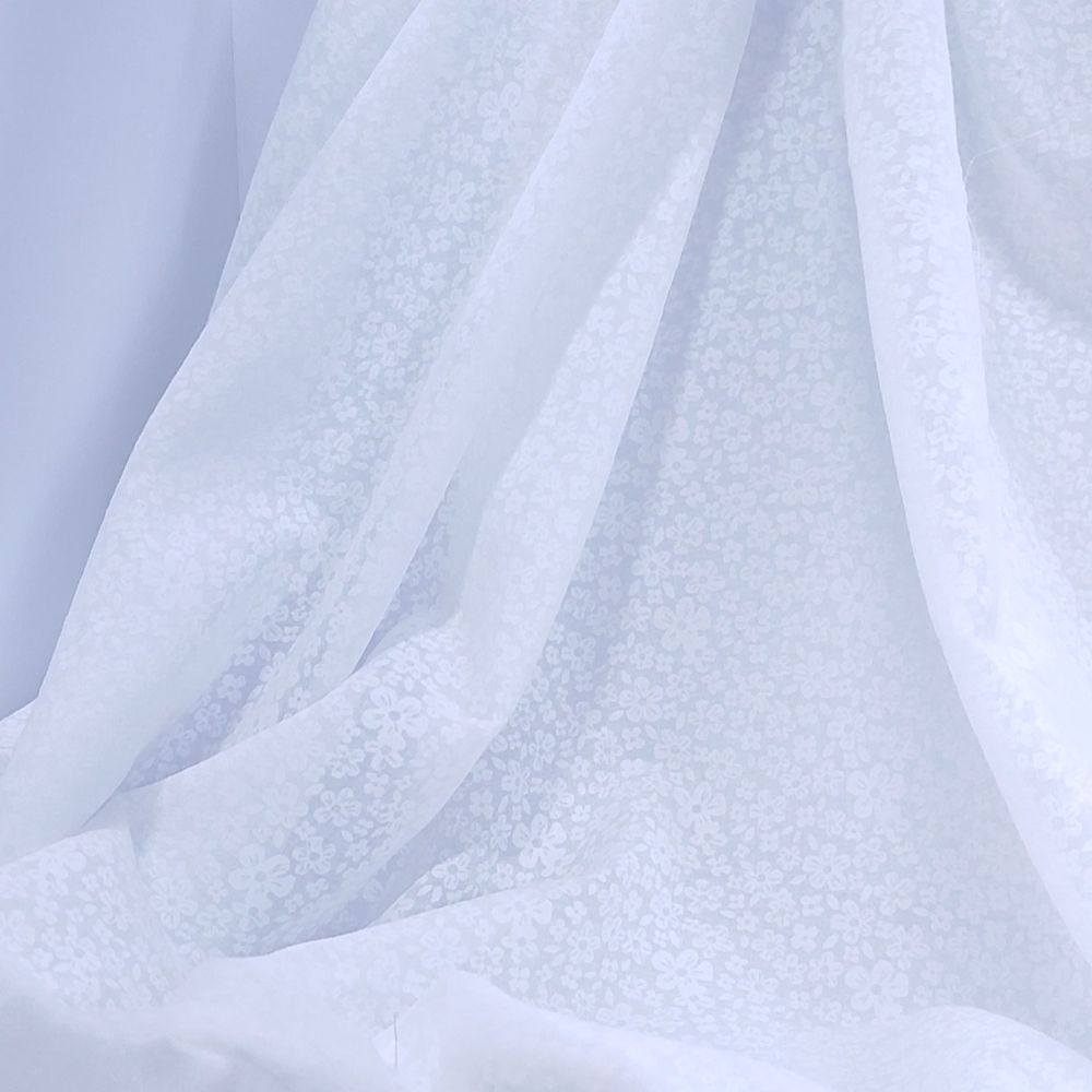 Хлопок с вытравкой "Мелкий цветочек"