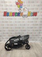 Коляска трансформер Farfello Aimile Pro темно-серый экокожа