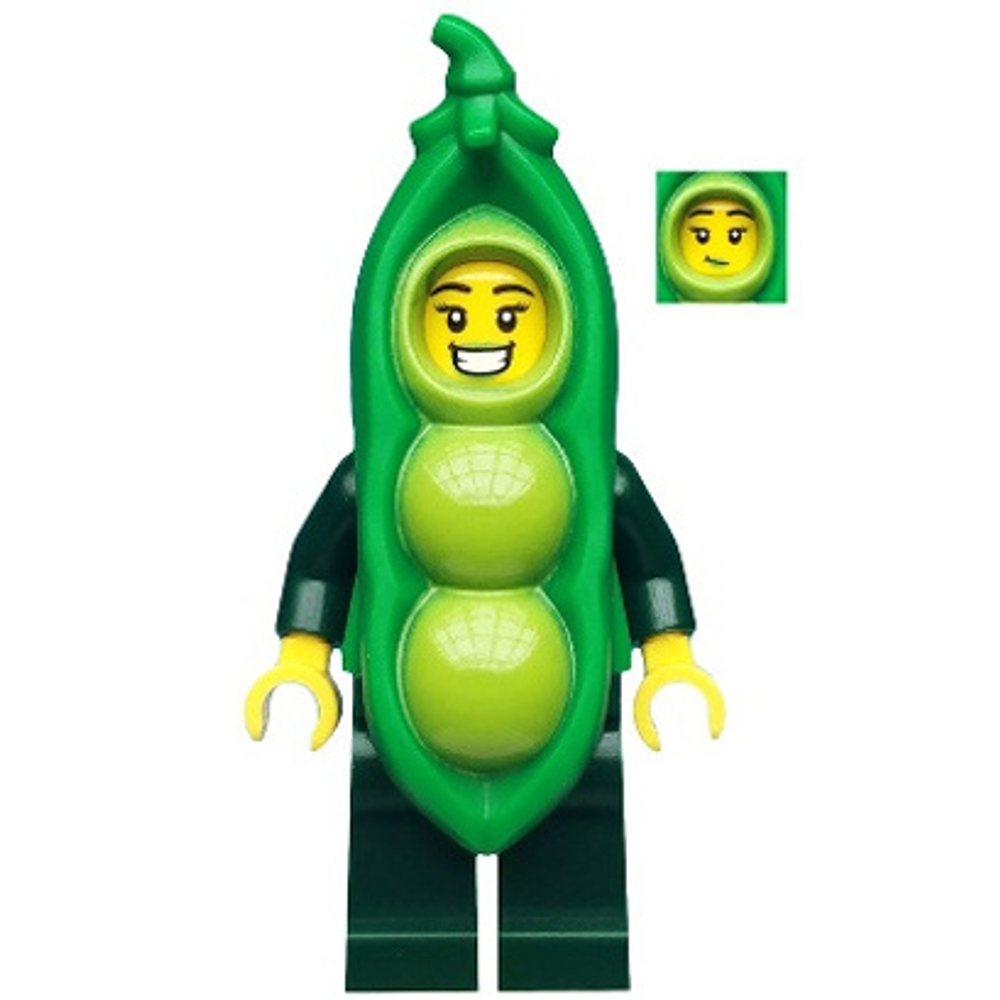 Девушка в костюме стручка гороха col360