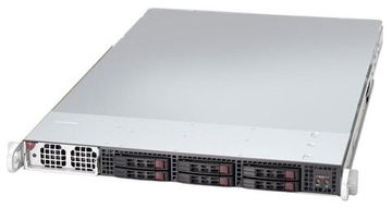 Сервер Supermicro SuperServer 1019GP-TT без процессора/без ОЗУ/без накопителей/количество отсеков 2.5" hot swap: 6/LAN 10 Гбит/c