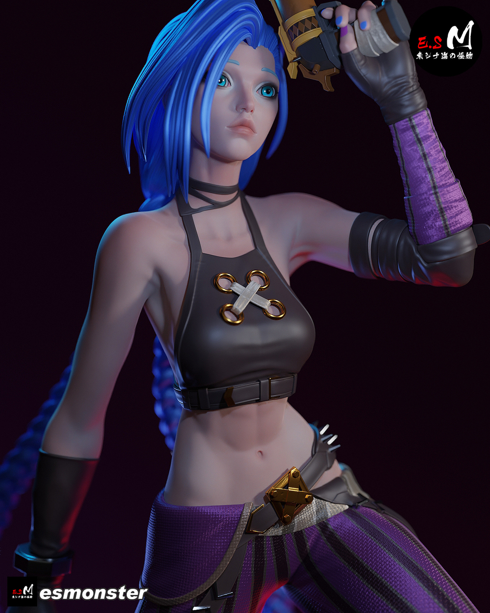 Фигуркаел Джинкс Лига легенд Jinx League of Legends