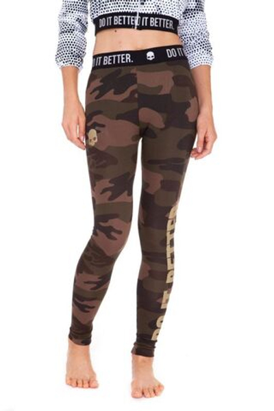 Женские теннисные брюки Hydrogen Do It Better Leggings - Green