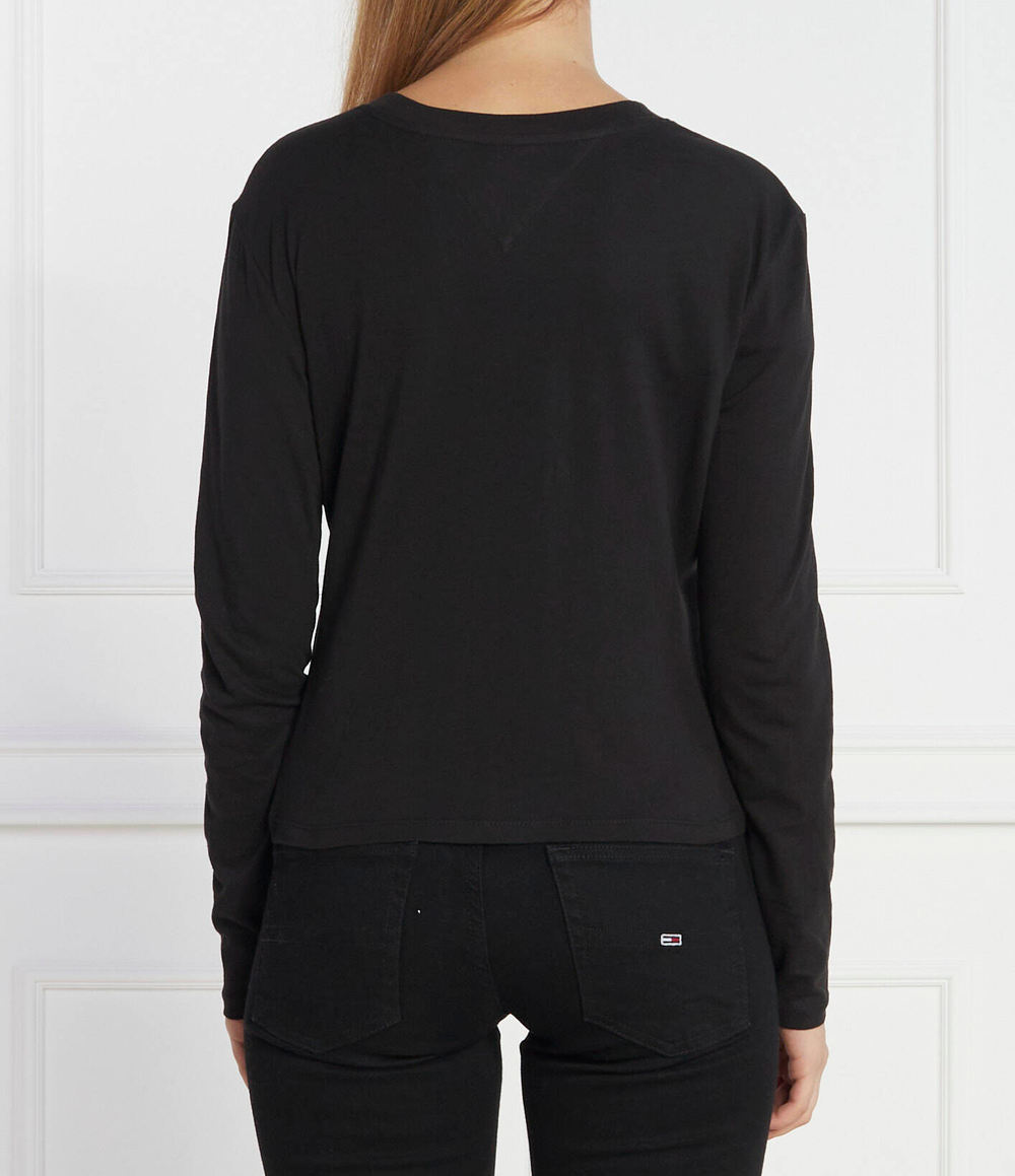 Блузка Tommy Jeans - черный(DW0DW16438)