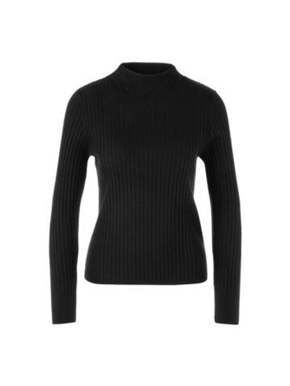 Marc Cain Джемпер в рубчик с добавлением шерсти и кашемира