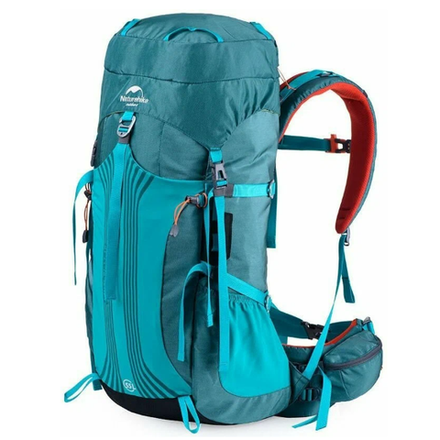 Рюкзак туристический Naturehike, 55л, голубой (NH16Y020-Q)