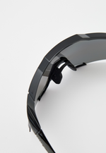 Спортивные очки с диоптриями 100% SPEEDCRAFT Polished Black - HiPER Lavender Mirror Polarized Lens