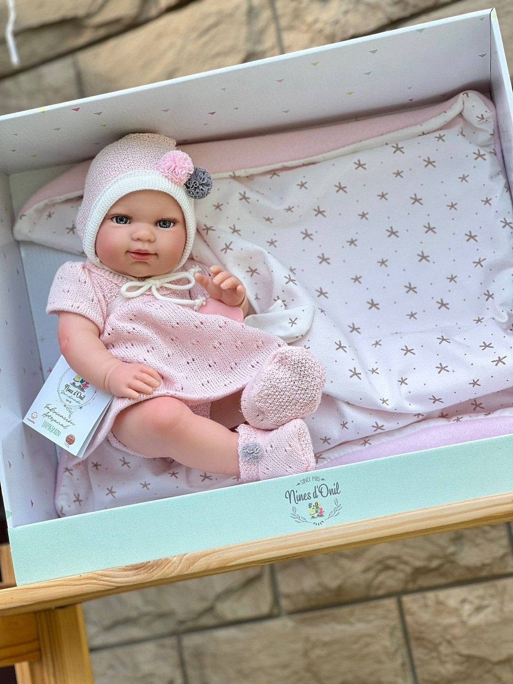 Кукла Реборн Nines 37см Baby виниловая (N0230)