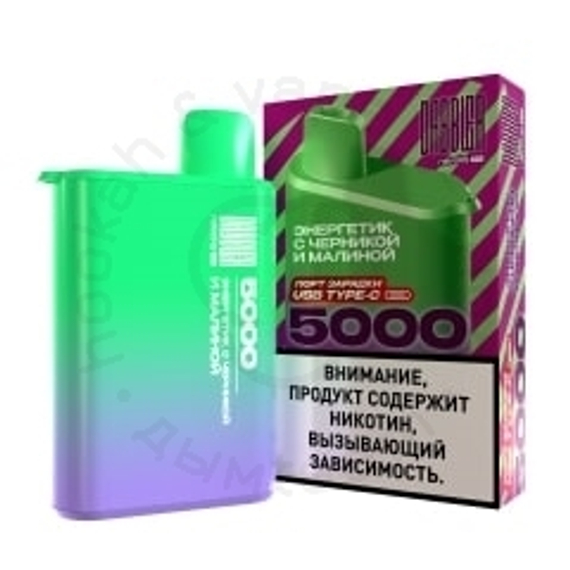 ОСДН DABBLER 5000 с ароматом энергетика с черникой и малиной, 20 мг (М)