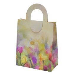 GAEM Пакет подарочный M (бумага 250г/м2, блок 12шт), L21 W10 H34 см, 4в.