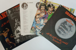 Винтажная виниловая пластинка LP Grand Funk All The Girls In The World Beware (Japan 1975) (No Obi) (Poster)