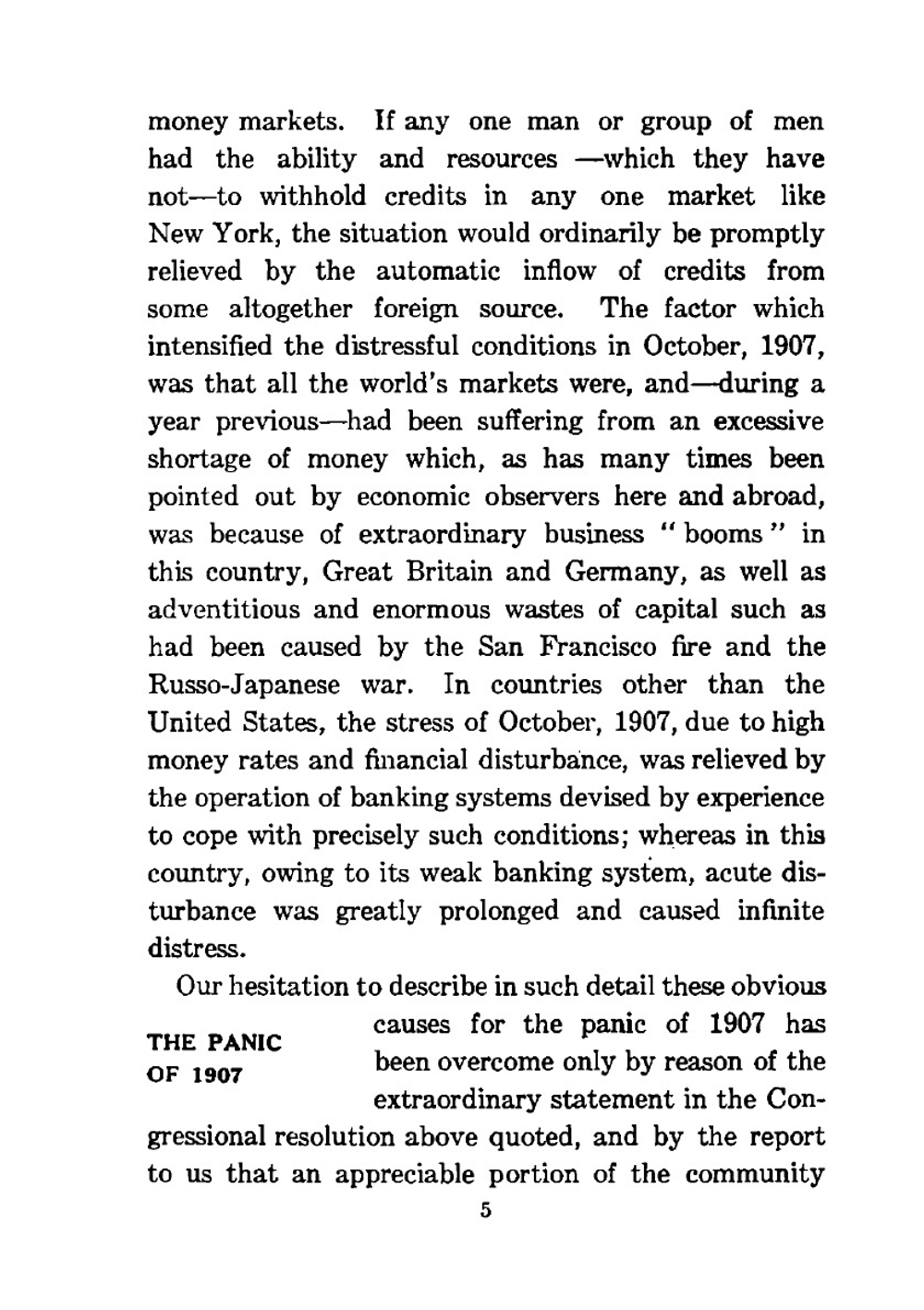 Letter from Messrs. J.P. Morgan & co., in response to the invitation of the sub-committee (Hon. A.P. Pujo, chairman) of the Committee on banking and currency of the House of representatives | JP Morgan & Co