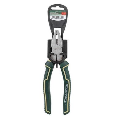 Плоскогубцы комбинированные 180мм, на пластиковом держателе RockForce##Rock FORCE RF-611180D