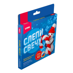 Набор для творчества "Слепи свечу Снеговик с карамелью"