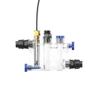 Пробоотборная ячейка с регулятором потока PRO с 1 заг. (датчик темп.,1 держ.электрода,2 фитинга,1заг.)