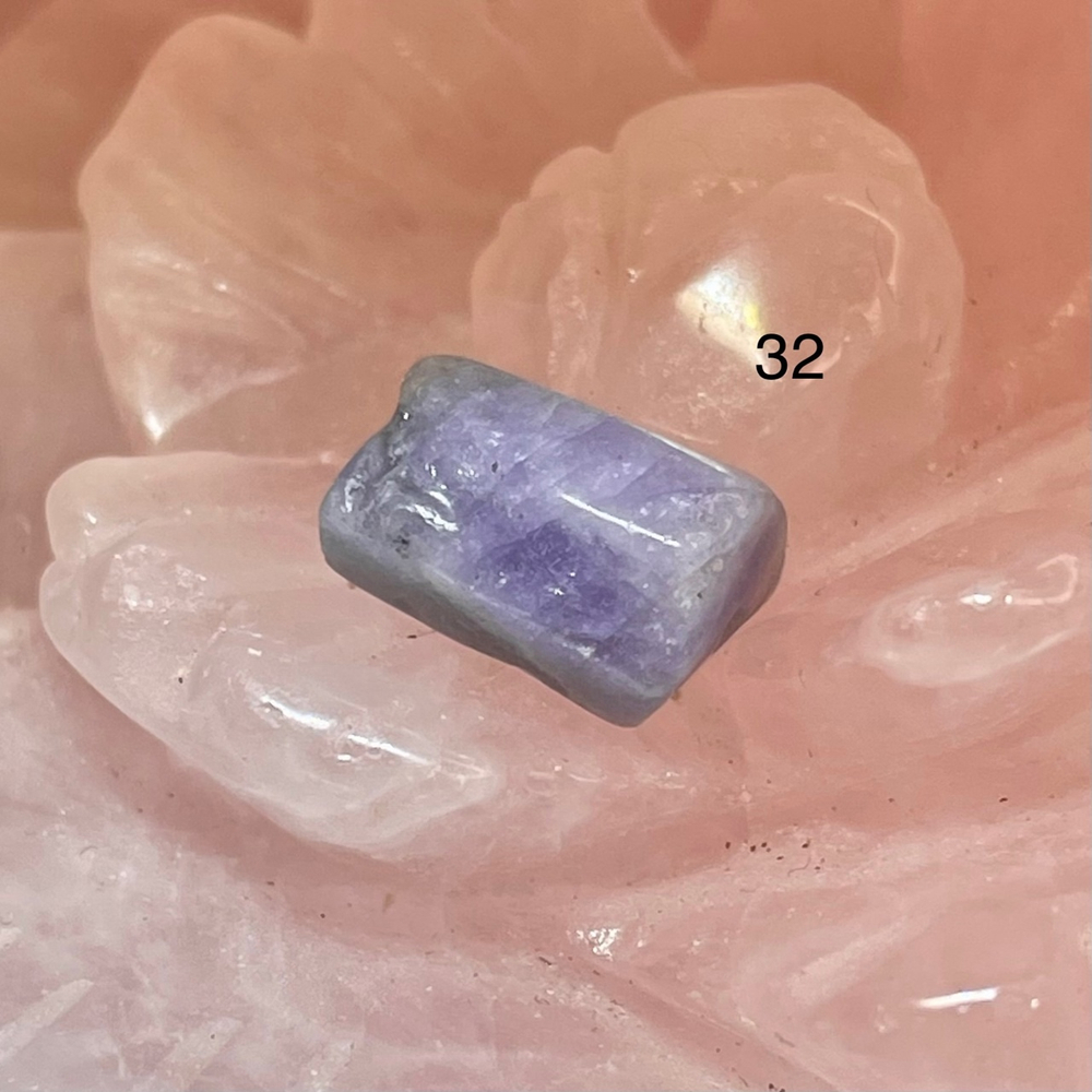 49796 Танзанит Бусина цилиндр 6-7*10-11мм-28