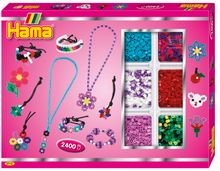 Hama Набор термомозаики Midi 2400 шт + Цветок (3713)