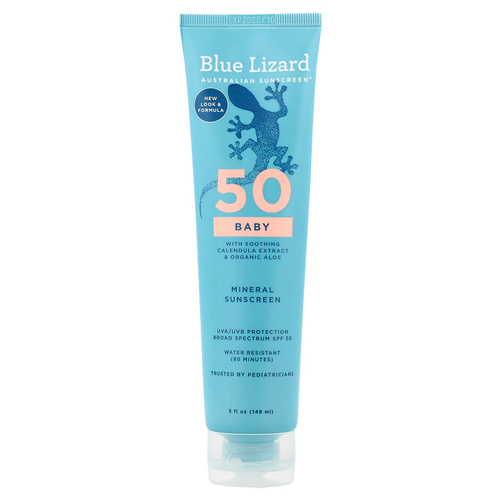 Blue Lizard Australian Sunscreen, детское минеральное солнцезащитное средство, SPF 50, 148 мл (5 жидк. унций)
